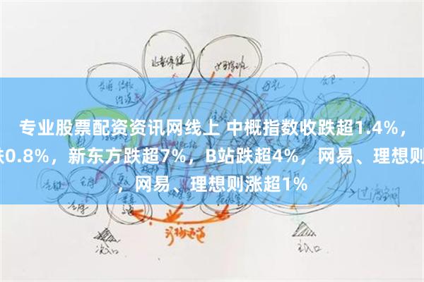 专业股票配资资讯网线上 中概指数收跌超1.4%，KWEB跌0.8%，新东方跌超7%，B站跌超4%，网易、理想则涨超1%