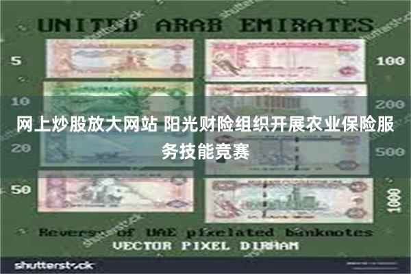 网上炒股放大网站 阳光财险组织开展农业保险服务技能竞赛