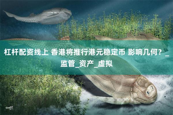 杠杆配资线上 香港将推行港元稳定币 影响几何？_监管_资产_