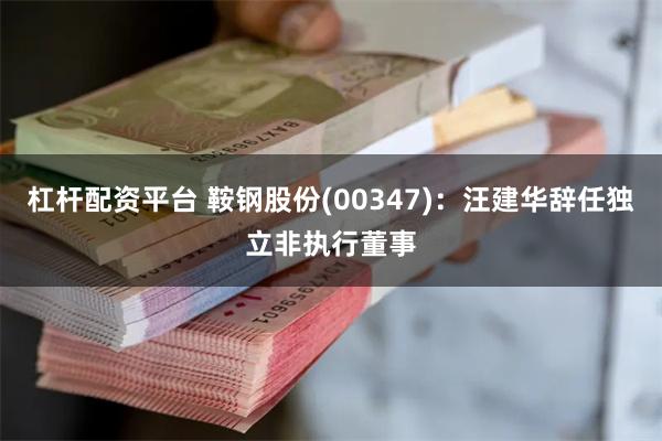 杠杆配资平台 鞍钢股份(00347)：汪建华辞任独立非执行董