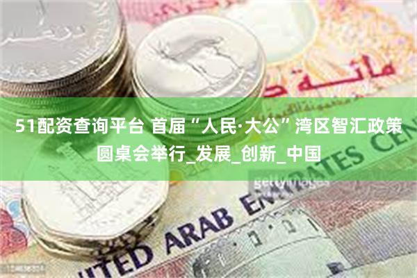 51配资查询平台 首届“人民·大公”湾区智汇政策圆桌会举行_