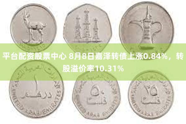平台配资股票中心 8月8日嘉泽转债上涨0.84%，转股溢价率