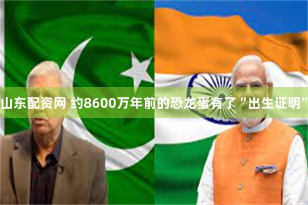 山东配资网 约8600万年前的恐龙蛋有了“出生证明”